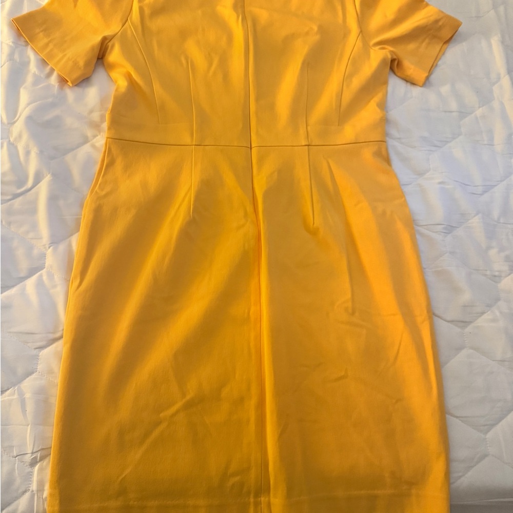Ann Taylor Vibrant Yellow Mini Dress